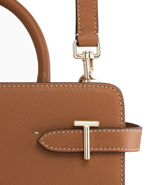 Sac à main moyen Emilie en cuir grainé Le Tanneur