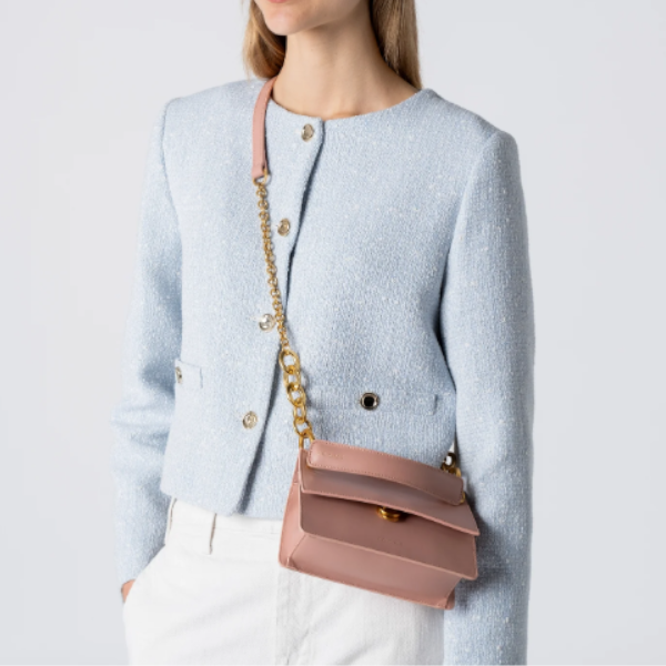 Bandoulière mi-chaîne mi-cuir – PÖ&ME