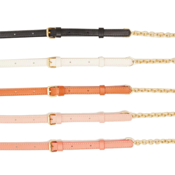 Bandoulière mi-chaîne mi-cuir – PÖ&ME