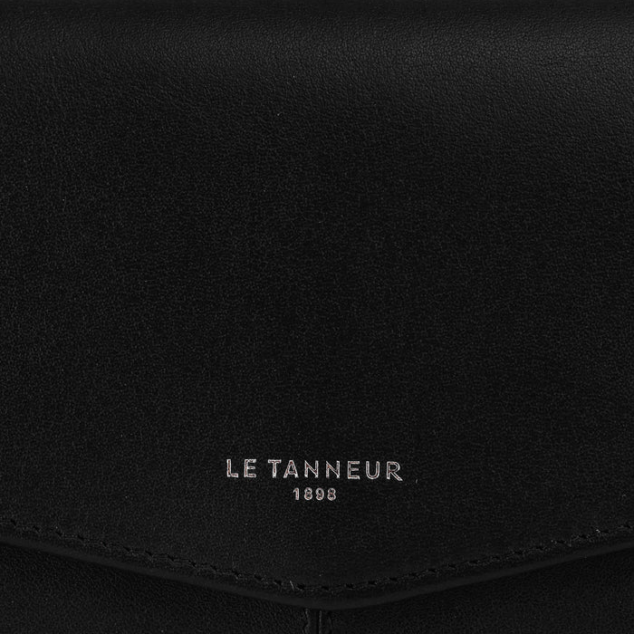 Grand portefeuille en cuir lisse Charlotte Le Tanneur