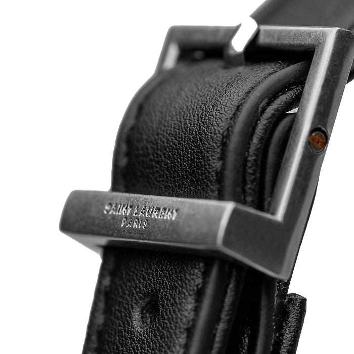 Le 5 à 7 hobo Noir/Silver – Saint Laurent