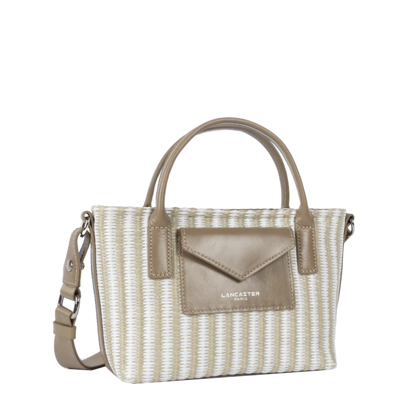 Mini sac cabas main KBA Marinière Osier – Lancaster