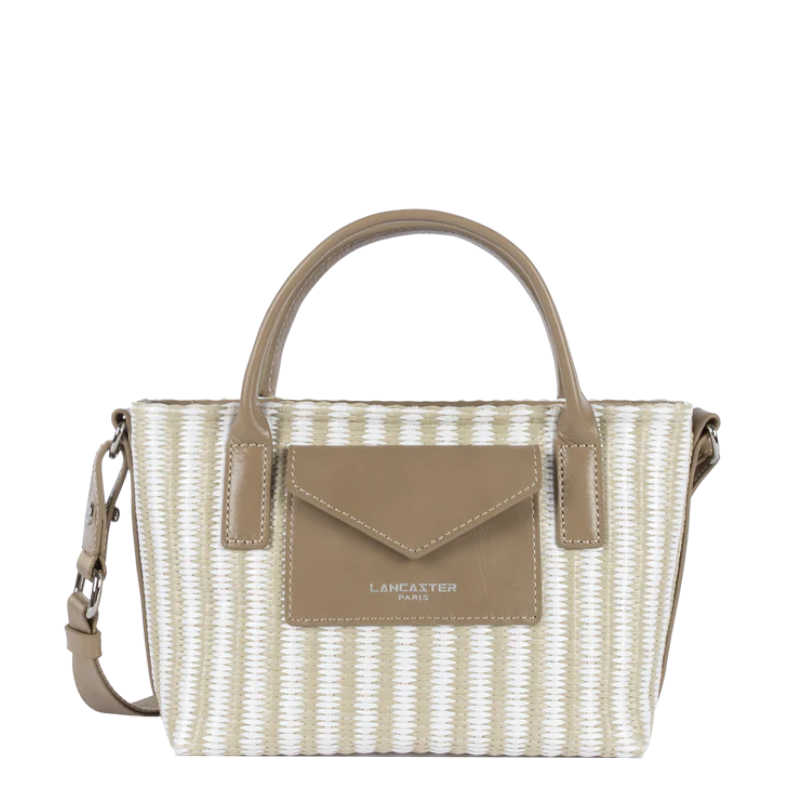 Mini sac cabas main KBA Marinière Osier – Lancaster