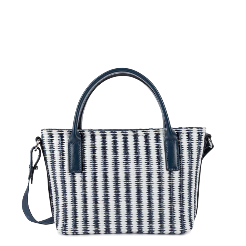 Mini sac cabas main KBA Marinière Osier – Lancaster