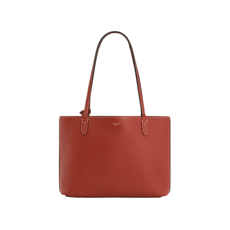 Petit sac cabas en cuir grainé Louise - Le Tanneur