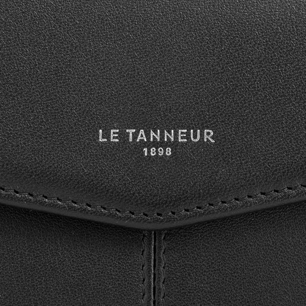 Pochette enveloppe MM en cuir lisse Charlotte Le Tanneur