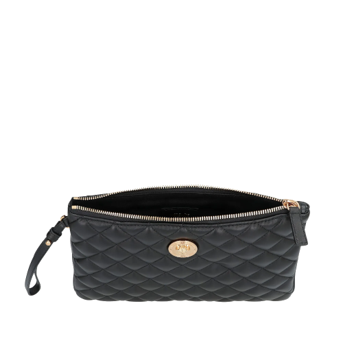 Pochette en cuir matelassé – Versace