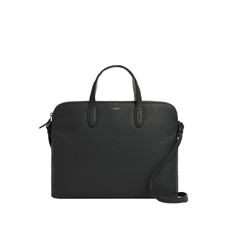 Porte documents 1 soufflet 15" en cuir grainé Sophie Le Tanneur