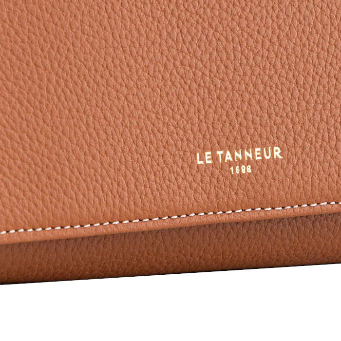 Portefeuille Emilie en cuir grainé Le Tanneur
