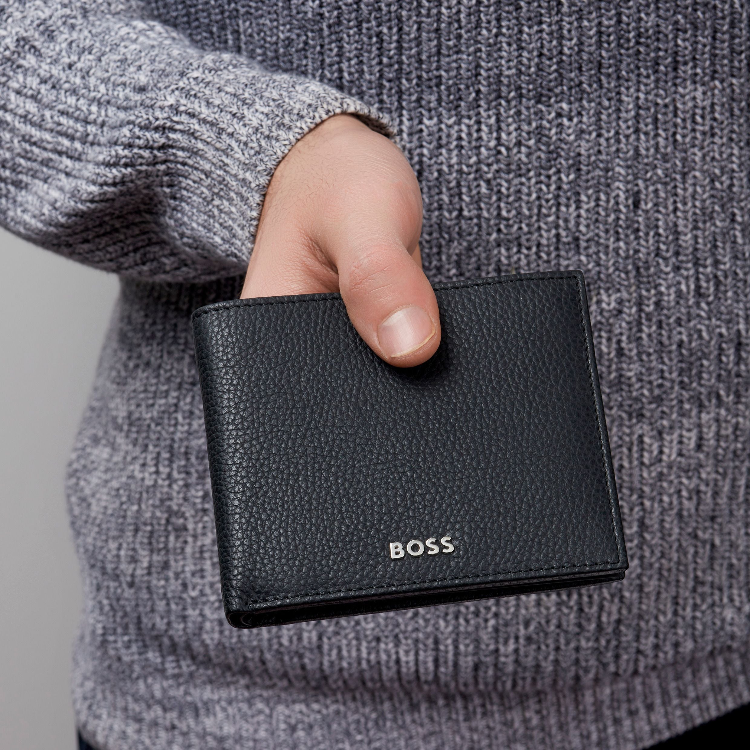 Portefeuille porte-monnaie Classic Grainé – Hugo Boss