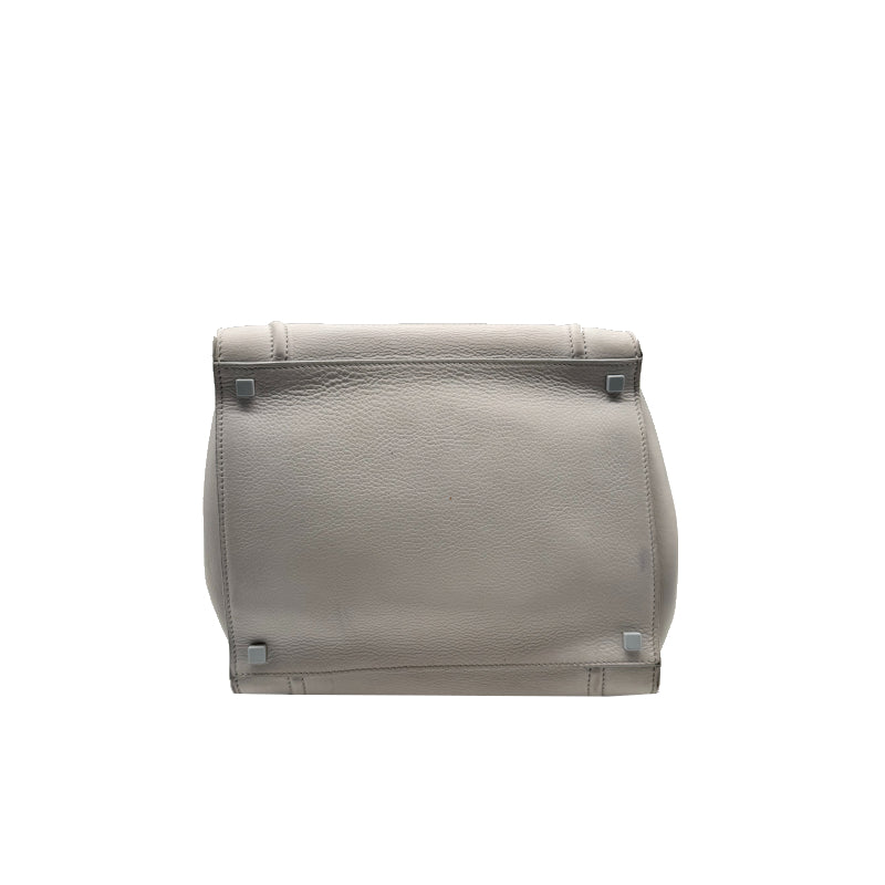 Sac à main Céline Luggage Phantom Blanc PM