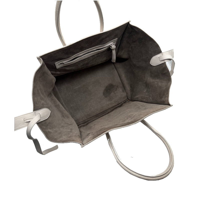 Sac à main Céline Luggage Phantom Blanc PM