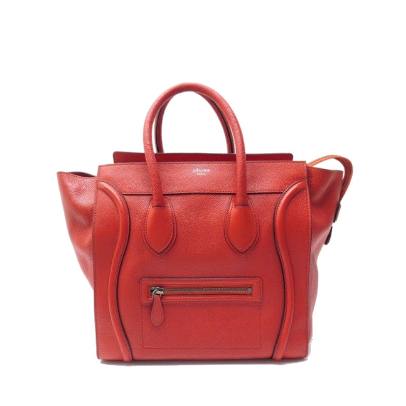 Sac à main Céline Luggage Rouge GM