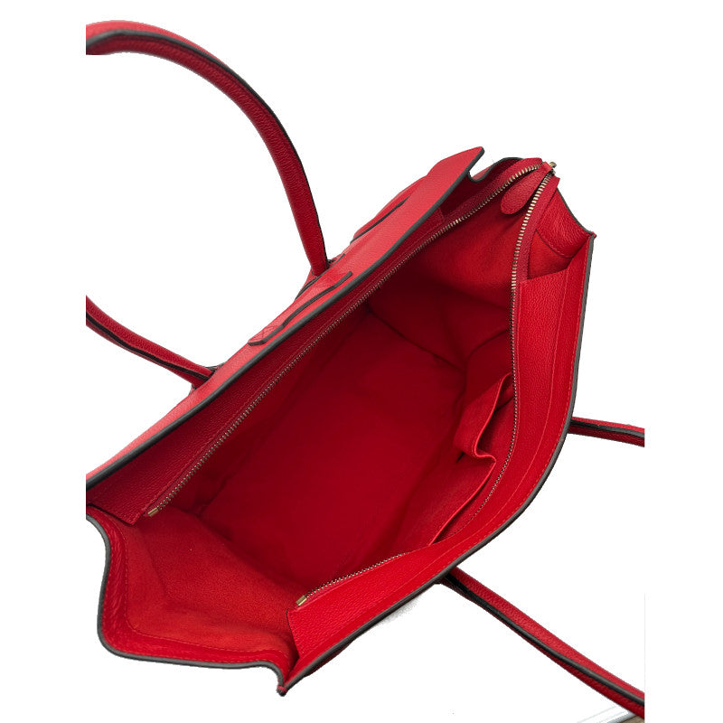 Sac à main Céline Luggage Rouge GM