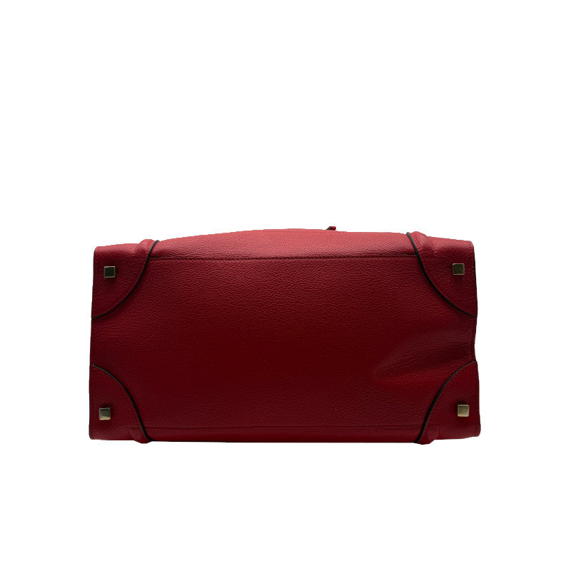 Sac à main Céline Luggage Rouge GM
