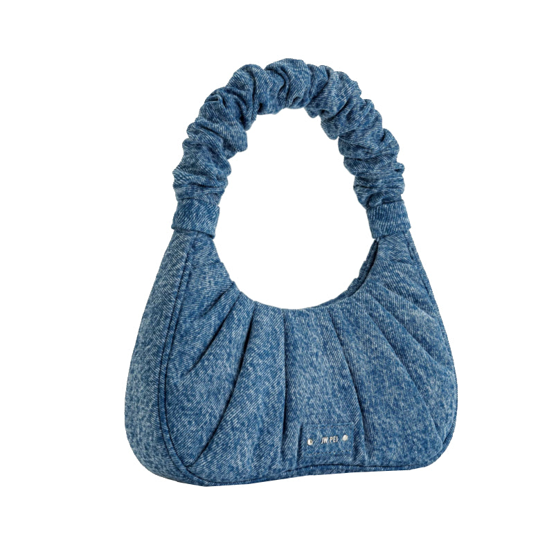 Sac à main Hobo en Denim Froncé Gabbi – JW PEI