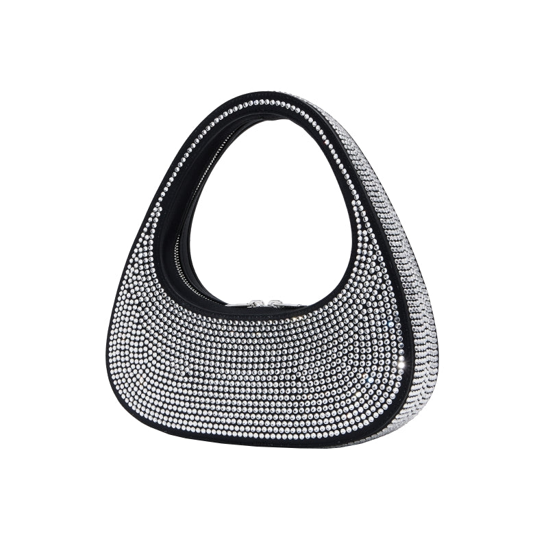 Sac à main baguette Swipe Crystal – Coperni