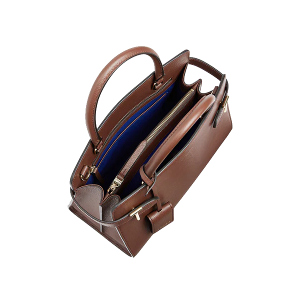 Sac à main moyen modèle Emilie en cuir grainé Le Tanneur