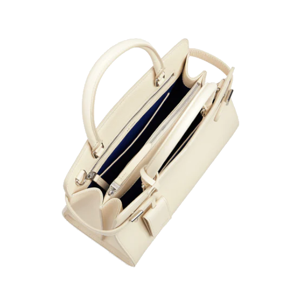 Sac à main moyen modèle Emilie en cuir grainé Le Tanneur