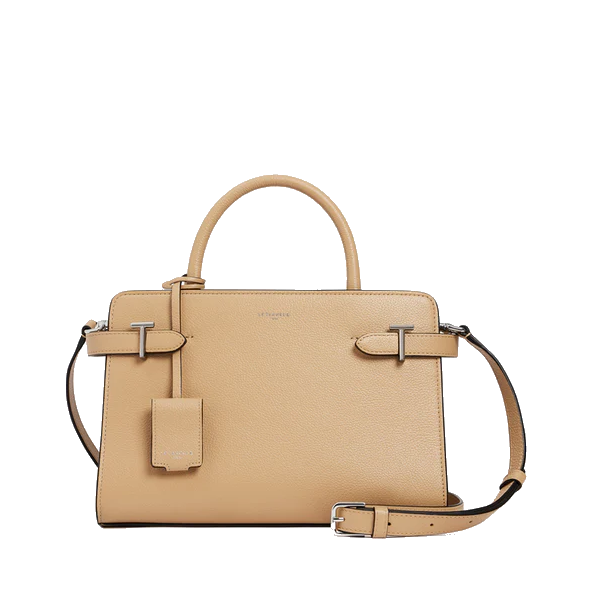Sac à main moyen modèle Emilie en cuir grainé Le Tanneur