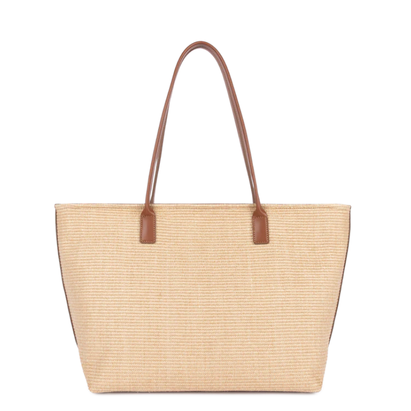 Sac cabas épaule KBA Marinière Osier – Lancaster