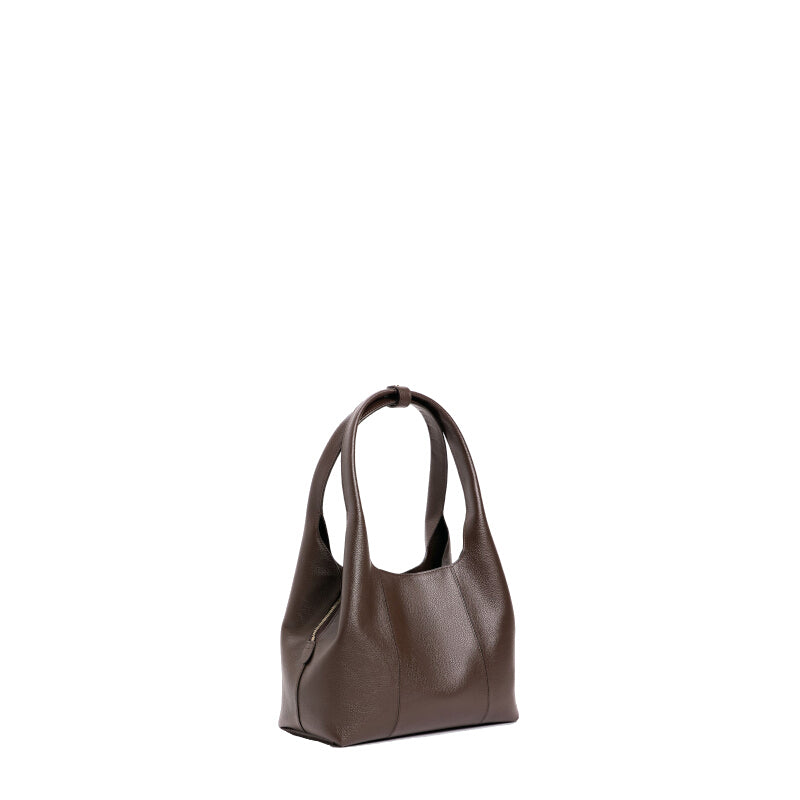 Sac porté épaule Juliette MM en cuir grainé - Le Tanneur