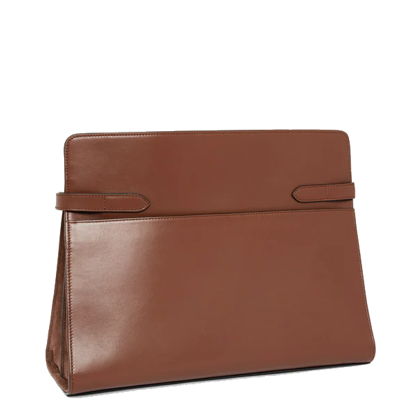 Sac porté épaule modèle maxi en cuir lisse et nubuck Le Tanneur