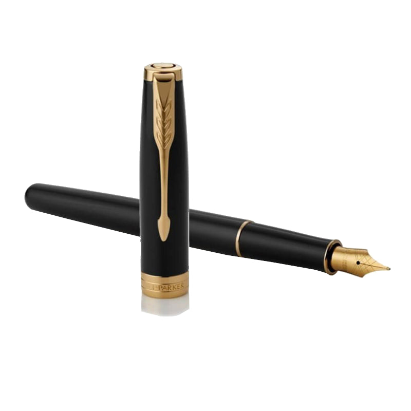 Sonnet Premium Metal and Blue Fountain Pen – Parker