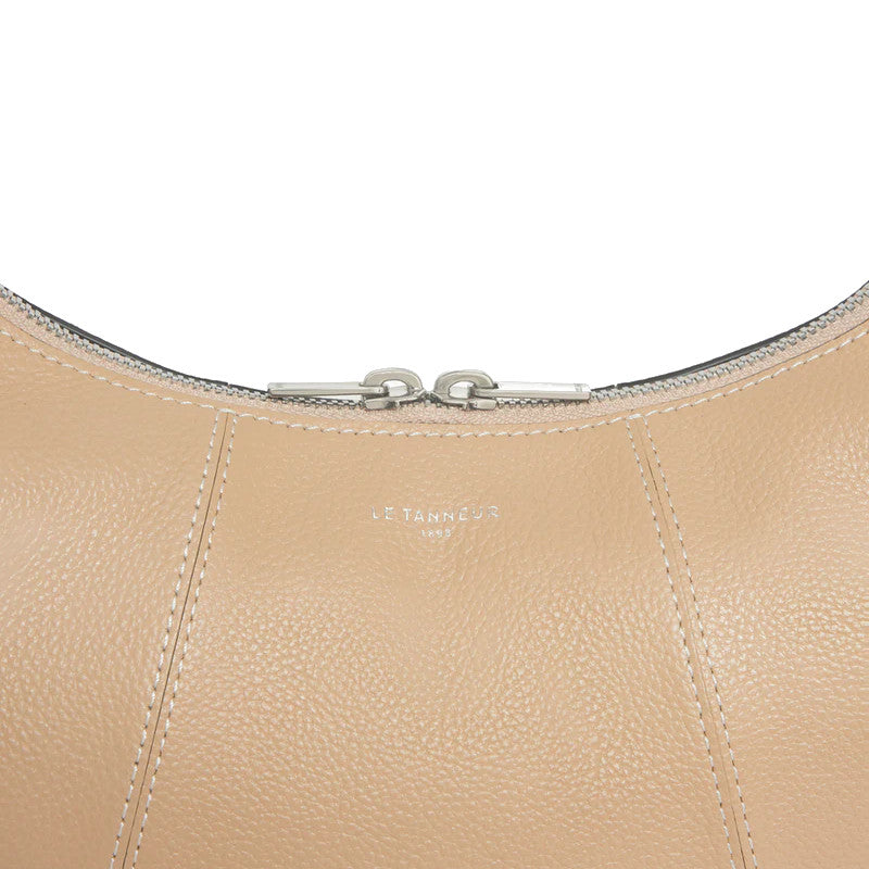 Petit sac hobo Juliette en cuir grainé Le Tanneur
