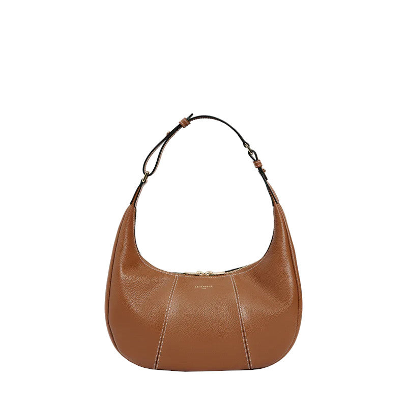 Petit sac hobo Juliette en cuir grainé Le Tanneur