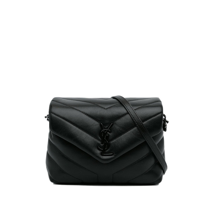 Sac Loulou toy Noir Saint Laurent