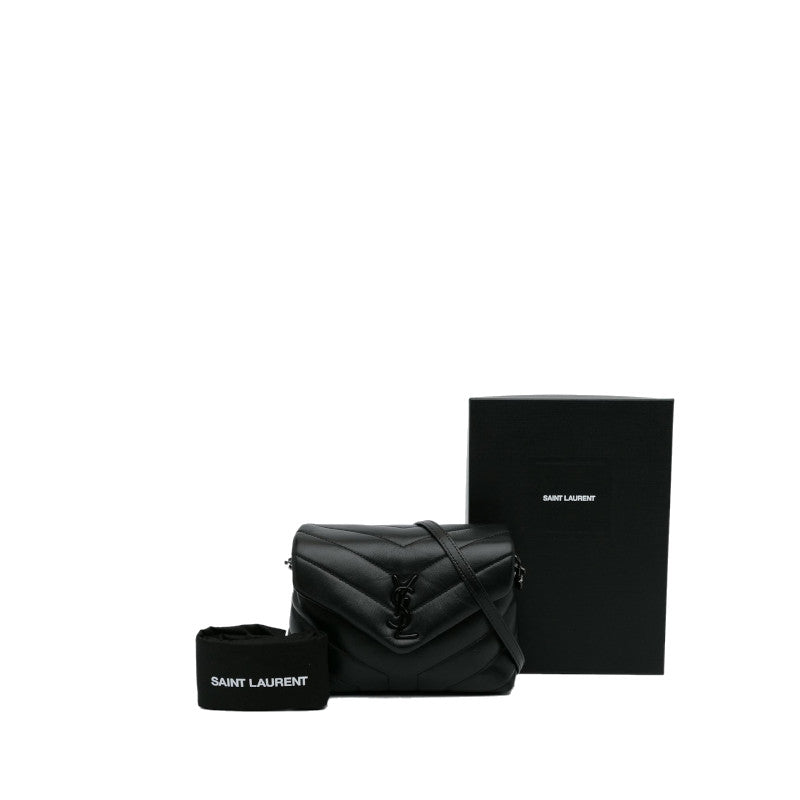 Sac Loulou toy Noir Saint Laurent