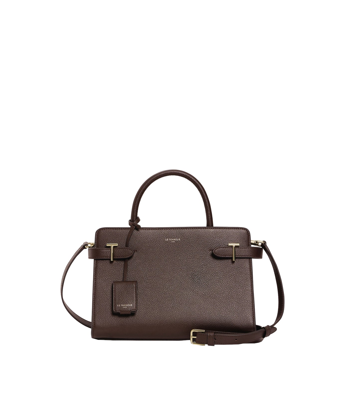 Sac à main moyen Emilie en cuir grainé Le Tanneur