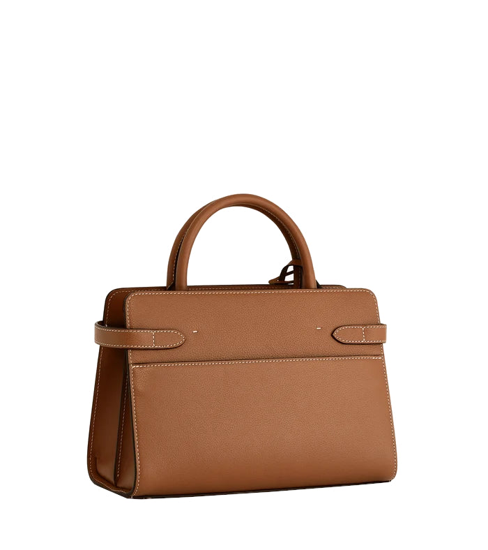 Sac à main moyen Emilie en cuir grainé Le Tanneur