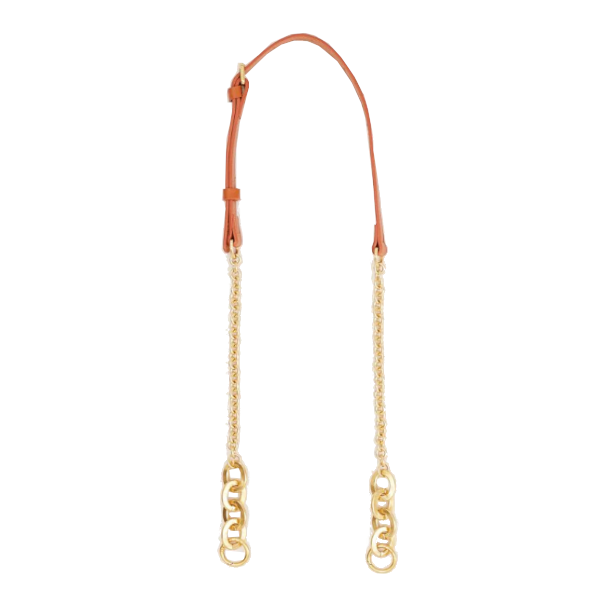 Bandoulière mi-chaîne mi-cuir – PÖ&ME