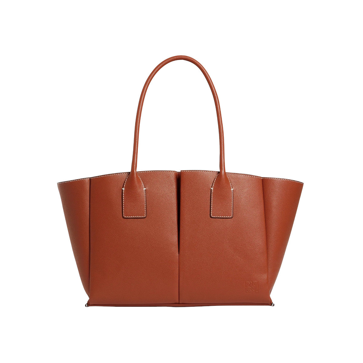 Grand sac cabas en cuir grainé  Le Tanneur