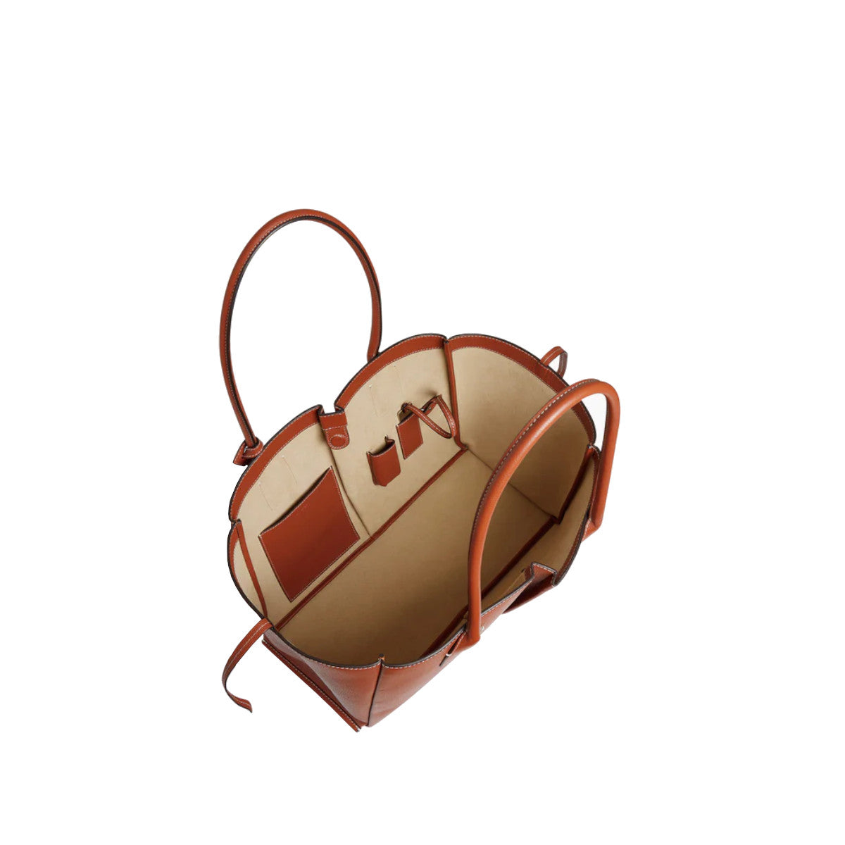 Grand sac cabas en cuir grainé  Le Tanneur