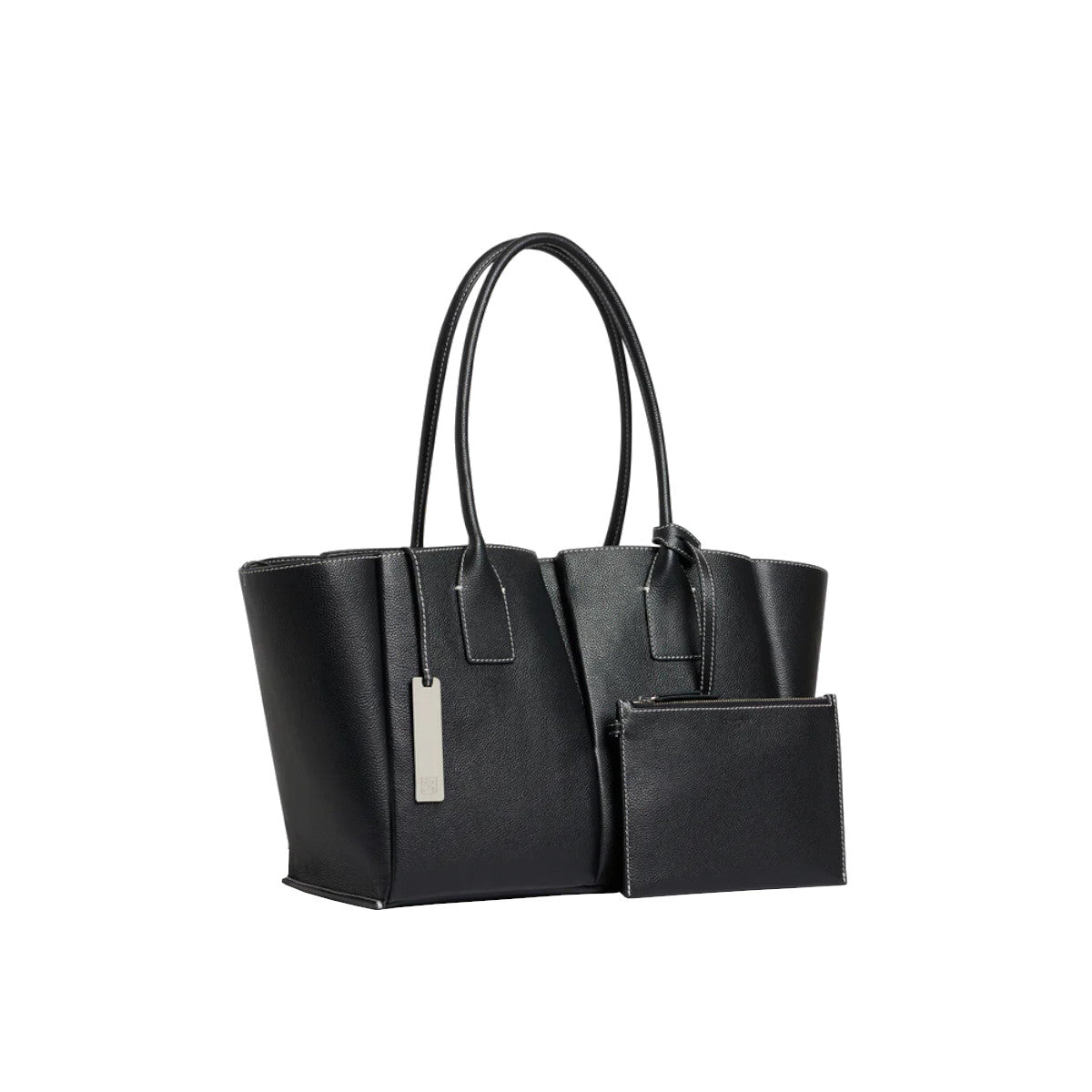 Grand sac cabas en cuir grainé  Le Tanneur