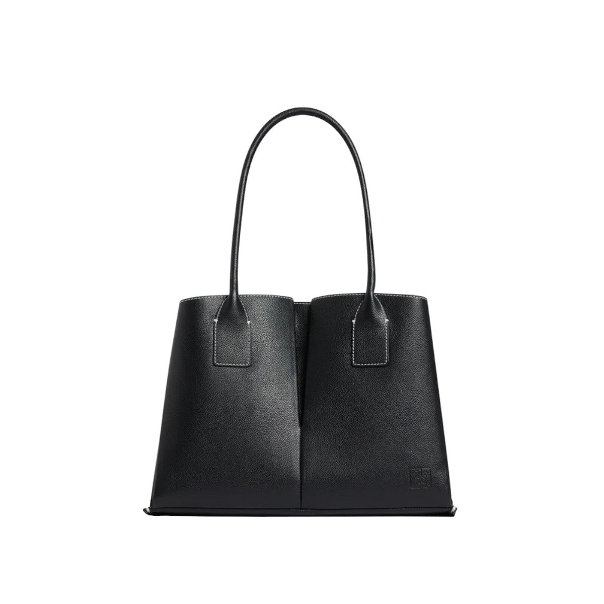 Grand sac cabas en cuir grainé  Le Tanneur