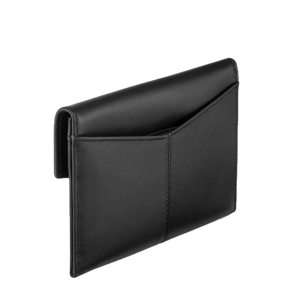 Pochette enveloppe MM en cuir lisse Charlotte Le Tanneur