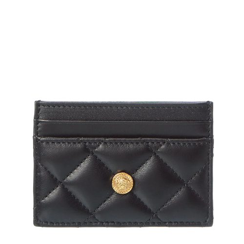 Porte-cartes en cuir matelassé – Versace