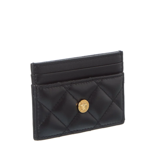 Porte-cartes en cuir matelassé – Versace