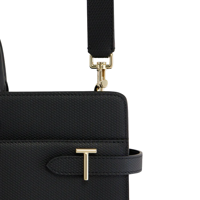 Porte document 15" en cuir signature T Emilie Le Tanneur