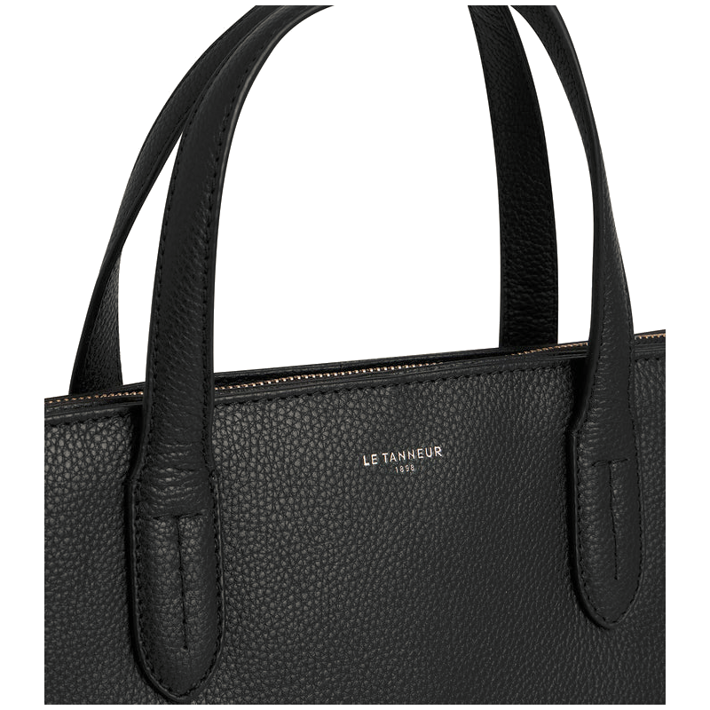 Porte documents 1 soufflet 15" en cuir grainé Sophie Le Tanneur