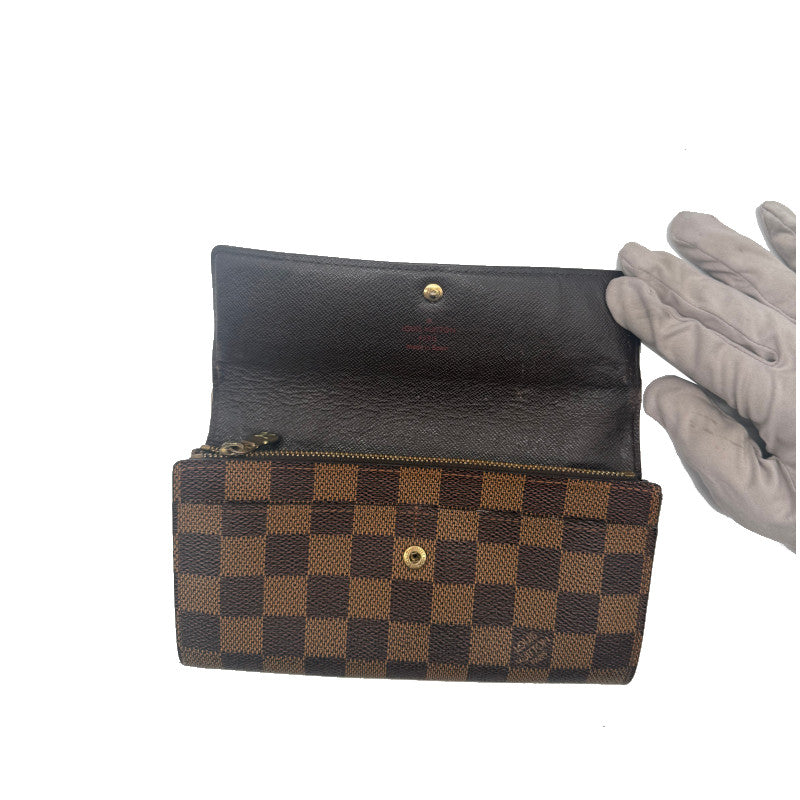 Louis Vuitton Sarah Wallet Damier Ebene 