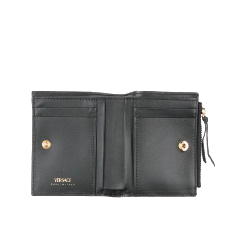 Portefeuille en cuir matelassé – Versace