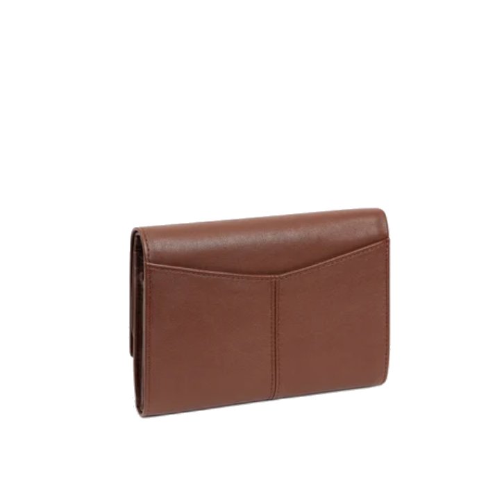 Portefeuille moyen modèle en cuir lisse Charlotte Le Tanneur