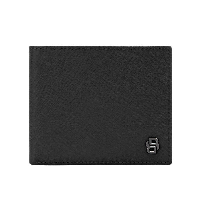 Portefeuille porte-monnaie Double B Saffiano – Hugo Boss