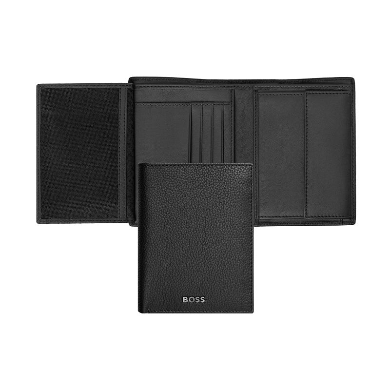 Portefeuille vertical porte-monnaie avec flap Classic Grainé – Hugo Boss