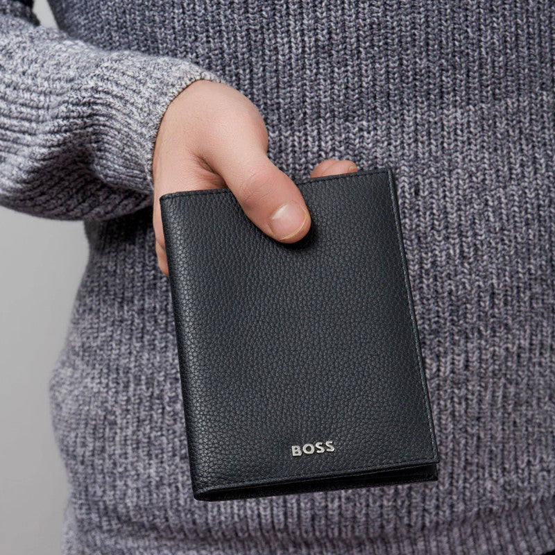 Portefeuille vertical porte-monnaie avec flap Classic Grainé – Hugo Boss